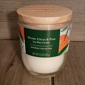 Ever Spring Winter Citrus & Pine Soy Wax Candle 5.5oz Brand New